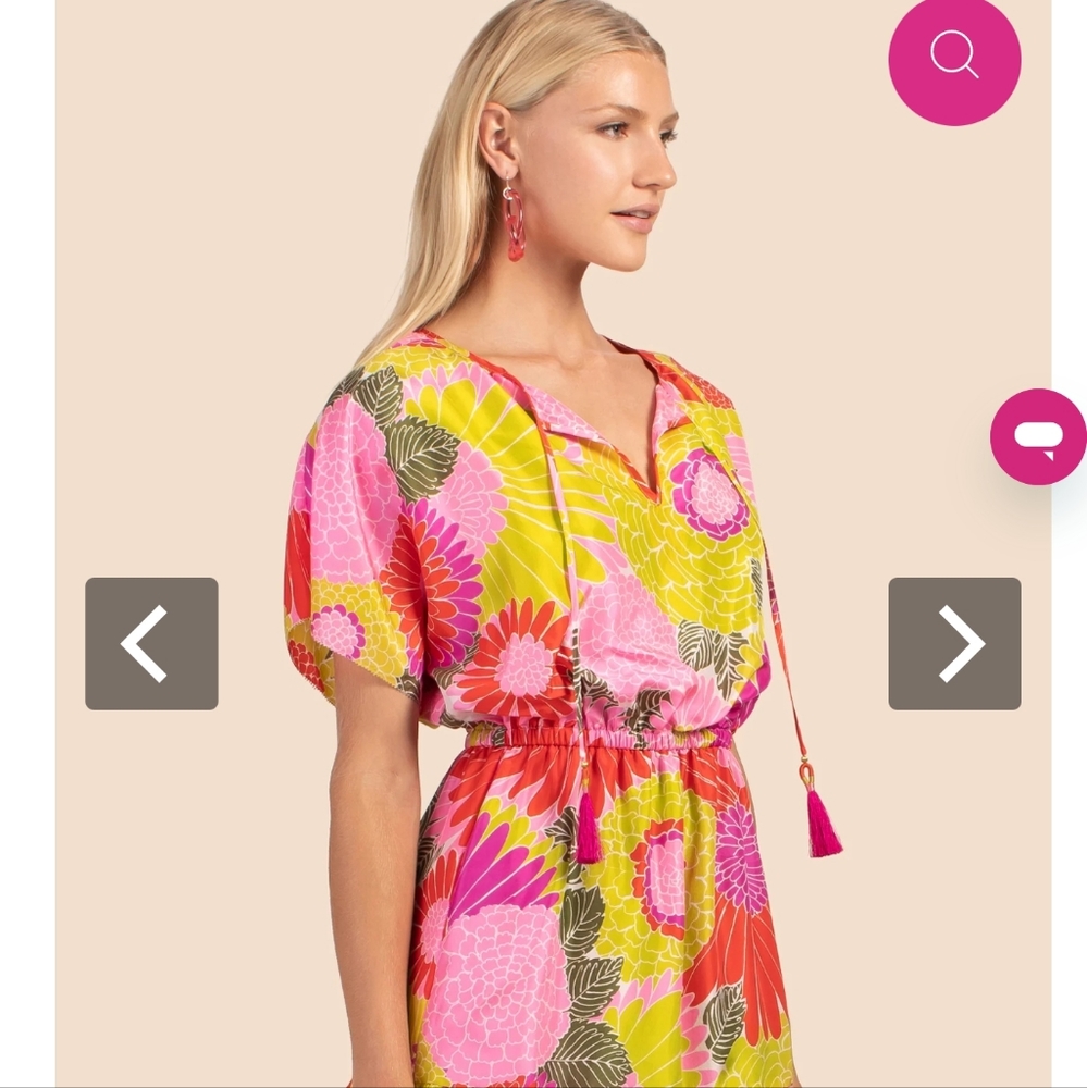 Trina Turk Mahalo Dress (size XS) - Picture 4 of 7